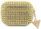 Guess GUAP2HDGTPD Hülle für AirPods Pro 2 golden Rhinestone Triangle Charm