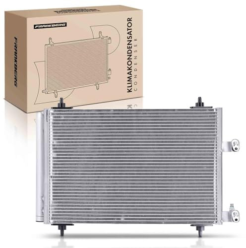 Frankberg Klimakondensator mit Trockner Kompatibel mit 307 3A/C 1.4L-2.0L 2000-2014 Klimakühler 307 SW 3H 1.4L-2.0L 2002-2005 C5 I DC 1.8L-3.0L 2001-2004 C5 I Break Replace# 6453FP