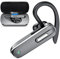 IKG Cuffie Bluetooth con Doppio Microfono V5.3 Auricolari Bluetooth con 100 Ore Di conversazione,Microfono Muto,Cuffie Bluetooth Singolo Vivavoce con LED Custodia di Ricarica per Guida/Lavoro/Ufficio