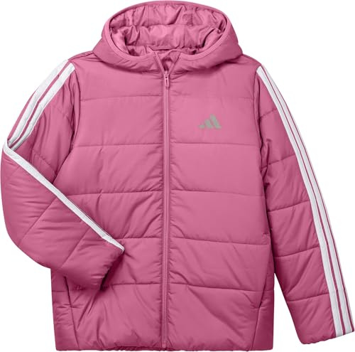 adidas Unisex Kids Essentials 3-Streifen gefütterte Kinderjacke