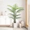 YOLEO 4FT Artificial Areca Palm Tree Lifelike Small Fake Palm Plant Faux Tropical Tree for House Office Living Room Indoor Decor(120CM)