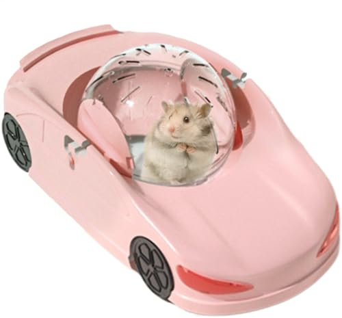 Hamsterradauto, Hamster Sport Ball, Kleines Haustier Running Ball, Hamster Running Ball, Hamster Ball Auto, Hamster Running Wheel, Lustiger Kl Einer Haustier Transparenter Ball, Rosa