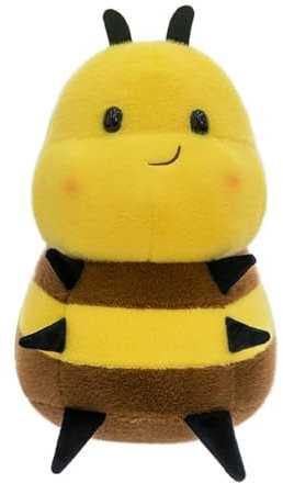 champracer Biene Plüschtier, Niedliche Bee Kuscheltier, Weiche Bienen Kuscheltier Spielfigur, für Kinder und Erwachsene, Mädchen und Jungen (25 cm,Gelb)