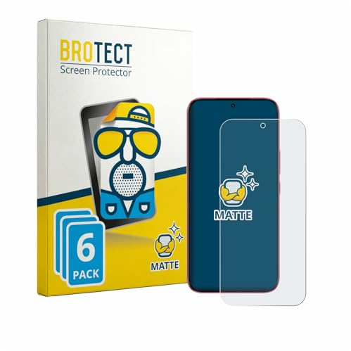 BROTECT Entspiegelungs-Schutzfolie für Infinix GT 50 Pro (6 Stück) Matte Displayschutz-Folie, Anti-Reflex, Anti-Fingerprint