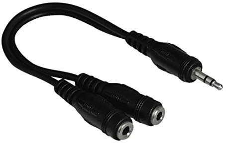 Hama 3,5-mm-Klinkenstecker Stereo - 2x 3,5-mm-Klinkenkupplung Stereo