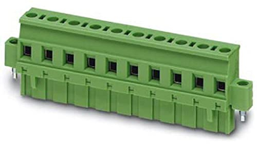 PHOENIX CONTACT GMVSTBR 2,5/5-STF-7,62 Leiterplattenstecker, Nennquerschnitt 2,5 mm², Grün, Anzahl der Anschlüsse 5, Artikelfamilie GMVSTBR 2,5/..-STF, Rastermaß 7,62 mm, 50 Stück