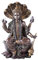 Pacific Giftware Eastern Hindu God Vishnu Decorative Statue Narayana The Preserver and Protector Figurine Panchayatana Puja Supreme Deity Enlightenment