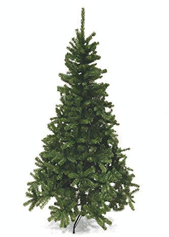 PREQU' Albero di Natale Profumo di Pino Base Metallo Rami a Ombrello (150 cm)