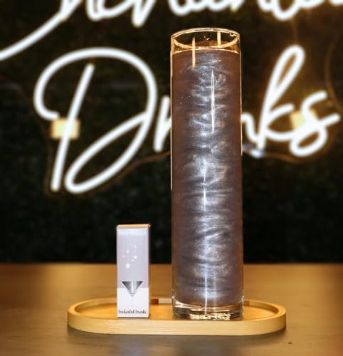 Enchanted Drinks Edible Shimmer Powder For Drinks - 25 Servings - 15 Colour Options (Silver)