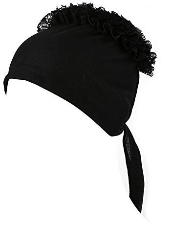 MoreChioce Damen Blumen Turban, Frauen Baumwolle Kopftuch Muslim Sommerhut Haarverlust Bandana Headwrap Headscarf Hijab kopfbedeckung,Große Blume #21
