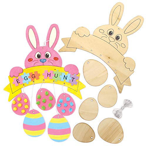 Baker Ross AX762 Oster Mobile Bastelset - 2er Pack, Basteln für Kinder zu Ostern