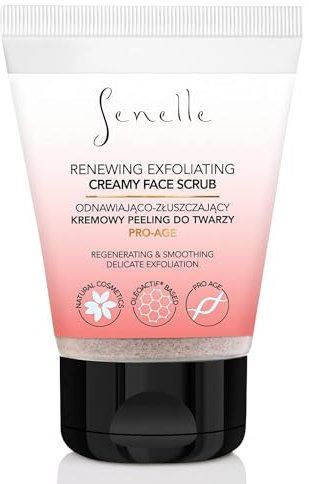 Senelle - Revitalizing Facial Scrub | Revitalisierendes Gesichtspeeling | Sanfte Peeling-Formel | Kokosnuss-Peeling | Scrubami Mandelschale | Himbeersamenöl | Sheabutter | Alle Hauttypen | 100 ml