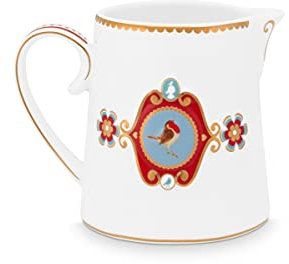 PIP STUDIO 51007038 Love Birds Krug klein medallion weiss 270 ml (1 Stück)