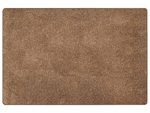 Primaflor Kurzflor Wohnzimmerteppich - Mumbai, Beige, 160x230 cm, Viele Größen und Farben, Moderner Teppich für Kinderzimmer, Arbeits- und Schlafzimmer, Fußbodenheizung geeigneter Teppichläufer