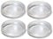 4 x fiXte Large Floor Cups Castor Furniture Chair Sofa Carpet Protectors Caster Clear