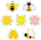 Belons 7 Stück Bienen Ausstechformen Set, Honigbiene Bienenstock Honig Ausstecher Plätzchenformen für Keks, Fondant, Gebäck, Glasur, Tortendeko/Kuchendeko, aus Edelstahl