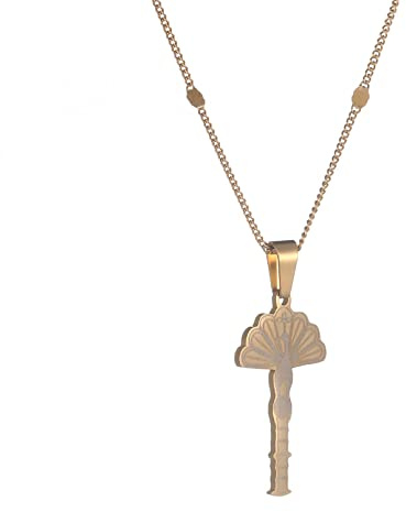 MOBSAN Halskette Anhänger Schmuck Yeziden Lalish Anhänger & Ketten Halsketten Silberfarbe/Goldfarbe der Yeziden Geburtstag die Party Geschenk