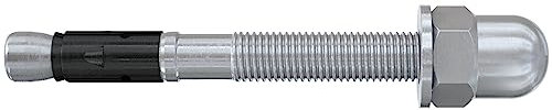 fischer FAZ II Plus 12/10 H Tassello Metallico a Battere e a Espansione in Acciaio Zincato con Dado Cieco per Fissaggio Carichi Pesanti e Applicazioni Sismiche su Calcestruzzo Fessurato, 564689, 20pz