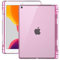 QYiiD Custodia trasparente per iPad 9.7 2018 2017 / iPad Air 2 / iPad Air 1 con portapenne, assorbimento degli urti, copertura trasparente flessibile in gel di poliuretano termoplastico, cover