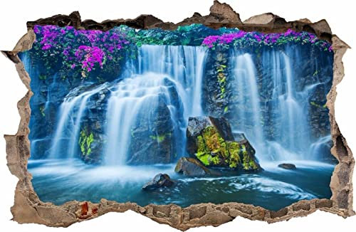 Wandtattoo Rissig DIY Fototapete WANDAUFKLEBER Loch In Der Wand Wasserfall-Wand-Dekor-Aufkleber Wandtattoo 60x90CM