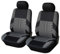 FLYIFE Auto Sitzbezüge für Nissan X-Trail X Trail T33 T32 T31 T30/Qashqai J12 J11 J10 J11 J12 +2 5-Seats Universal rutschfest Allwetter Vordersitze Rücksitze Sitzschoner Schonbezüge,2 Seats-Grey1