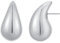 Rajputana Dupes Ohrringe Klein Drop Earrings Small Chunky Silver Earrings for Women Teardrop Tropfen Ohrringe Statement Trendy Jewellery