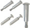 Viti di Ancoraggio per Teloni Bulloni di Ancoraggio per Coperture per Piscine Confezione da 8pcs Tasselli per Piscina 100% Acciaio Inossidabile (Acciaio-Alluminio) Retrattile 16 x 65 mm (8)