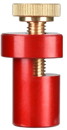 SHOOYIO Holzwerkzeugklemmen 19mm/20mm Dog Hole Clamps Woodworking Fast Clamps Adjustable Workbenches Stop Block Replacement in Schwarz/Rötung