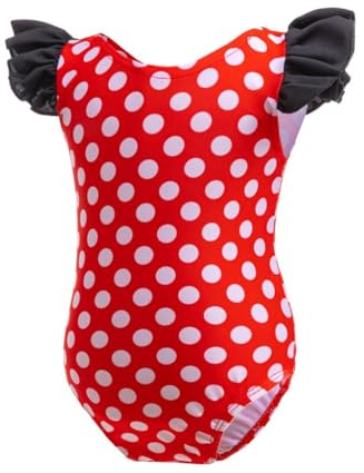 Lito Angels Costume da Bagno Intero Sirena con Volant per Bambina Taglia 9 Mese-5 Anni