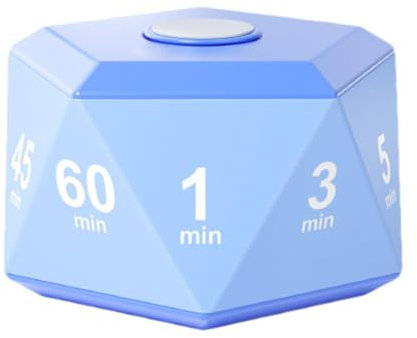 Pomodoro - Temporizador magnético con giroscopio de dedo para el dedo, temporizador de cocina, gestión de cuenta regresiva, temporizador para niños para TDAH, productividad, entrenamiento, FlipTimer,