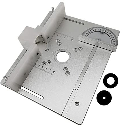 JDQTPOET Router Lift Aluminium Legierung Router Lift Kit Tisch Basis Alum Holzbearbeitung Router Tisch Einsatz Platte Bord D