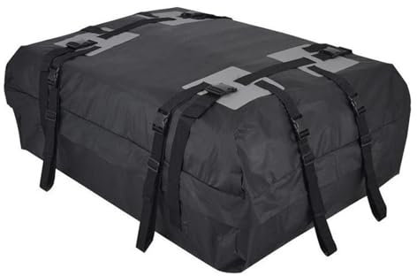 OYJXBD Wasserdichter Auto-Dachgepäckträger, Gepäcktasche, Koffer, 600D Oxford-Stoff, regensichere Gepäckaufbewahrung, Würfeltaschen-Racks, kompatibel for Reisen