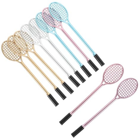 TEMPNAP Tennisschläger Stifte 10 Stück Kunststoff Gelkugelschreiber Party