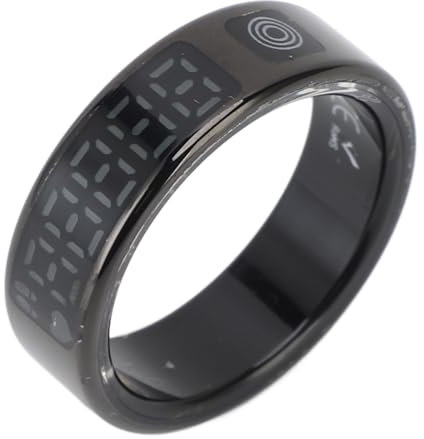 Smart Ring Fitness Tracker, Wearable Smart Ring für Health Health mit Displayscreen & Touch, Verbindung Vital Health Ring für Frauen Männer