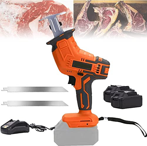 Electric Meat Saw Machine, Professional Reciprocating Bone Saw for Butchers, Ideal for Ribs, Pig's Trotter, Lamb Chops - Home and Commercial Use