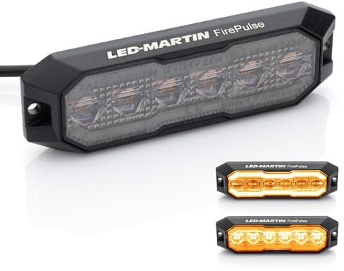 LED-MARTIN FirePulse Seitenmarkierungsleuchte gelb + Warnleuchte