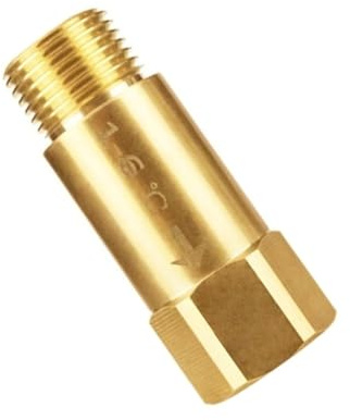 Valvola antigelo in ottone Filettatura da 1/2 pollice for tubi esterni Impianti solari Caldaie a gas Protezione antigelo Apre a 1°C Chiude sopra 6°C Controllo della temperatura(Dn15 1-6℃)
