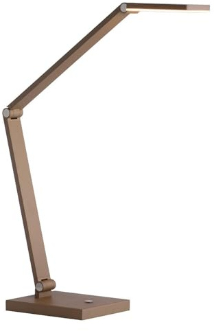 Paul Neuhaus LED-Tischlampe - H 70 cm - Bronzefarben - Aluminium - breiten- und höhenverstellbar