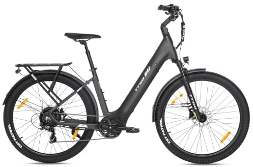 ttgo Z3 E-Bike Herren Damen, 27.5 Zoll E Bike für Erwachsene, 48V 15AH Akku, bis zu 120 km, E-Fahrrad mit 7-Gang-Getriebe, 250W Motor, City & Trekking Elektrofahrrad