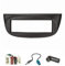 tomzz Audio 2445-022 Cadre de Radio Compatible avec Renault Twingo II de l'année 2012 Noir avec Adaptateur Radio ISO Fakra Adaptateur d'antenne ISO DIN