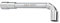 Karx 07024 Clé à pipe débouchée en Chrome Vanadium 11 mm
