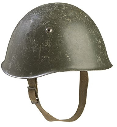 Mil-Tec Italienischer Stahlhelm M33 Stahl Helm Armee WWII Oliv Deko Dekohelm