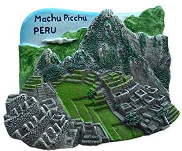 Machu picchu Perú Refrigerador Imán 3D Tourist Souvenirs Sticker,Resina Imán de nevera Decoración Hogar y Cocina de China