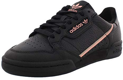 adidas Originals Herren Continental 80 Turnschuh, Schwarz/Rosa/Kupfer