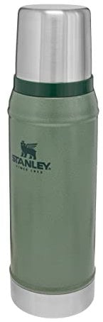 Stanley Classic Legendary Thermos 0.75L - Maintient la Température 20h (Chaud/Froid) - Bouteille Isotherme 750 ml - Sans BPA - Gourde Isotherme en Acier Inoxydable - Gourde Inox - Hammertone Green