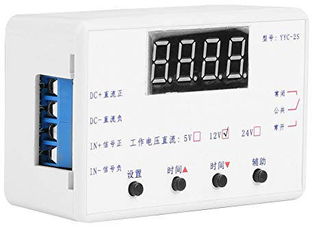 Temporizador Relé Ajustable Automatización Interruptor de control Módulo Pantalla LED(12V)