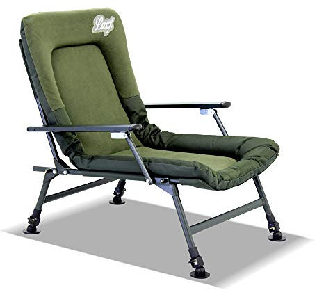 Lucx Angelstuhl + Transporttasche Karpfenstuhl Carp Chair + Bag Gartenstuhl Camping Stuhl Trage-Tasche 'Like a Hobo'