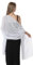 Chiffon Schals und Wraps für Abendkleider Frauen Elegant Weich Schal Braut Schal Hochzeit Stola, Elfenbein (Chiffon), Einheitsgröße