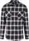 Urban Classics Herren Hemd Checked Flanell Shirt 6 Freizeithemd, per Pack Mehrfarbig (Black/White 00826), Small (Herstellergröße: S)