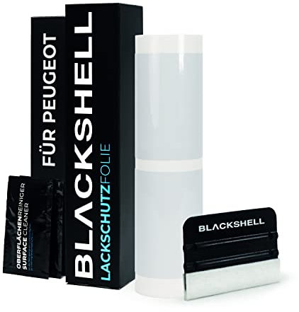 Blackshell® Lackschutzfolie passend für Peugeot 5008 II | Bj. 2017-2021 Transparent - passgenaue Einstiegsleistenschutz Folie inkl. Set für Folierung